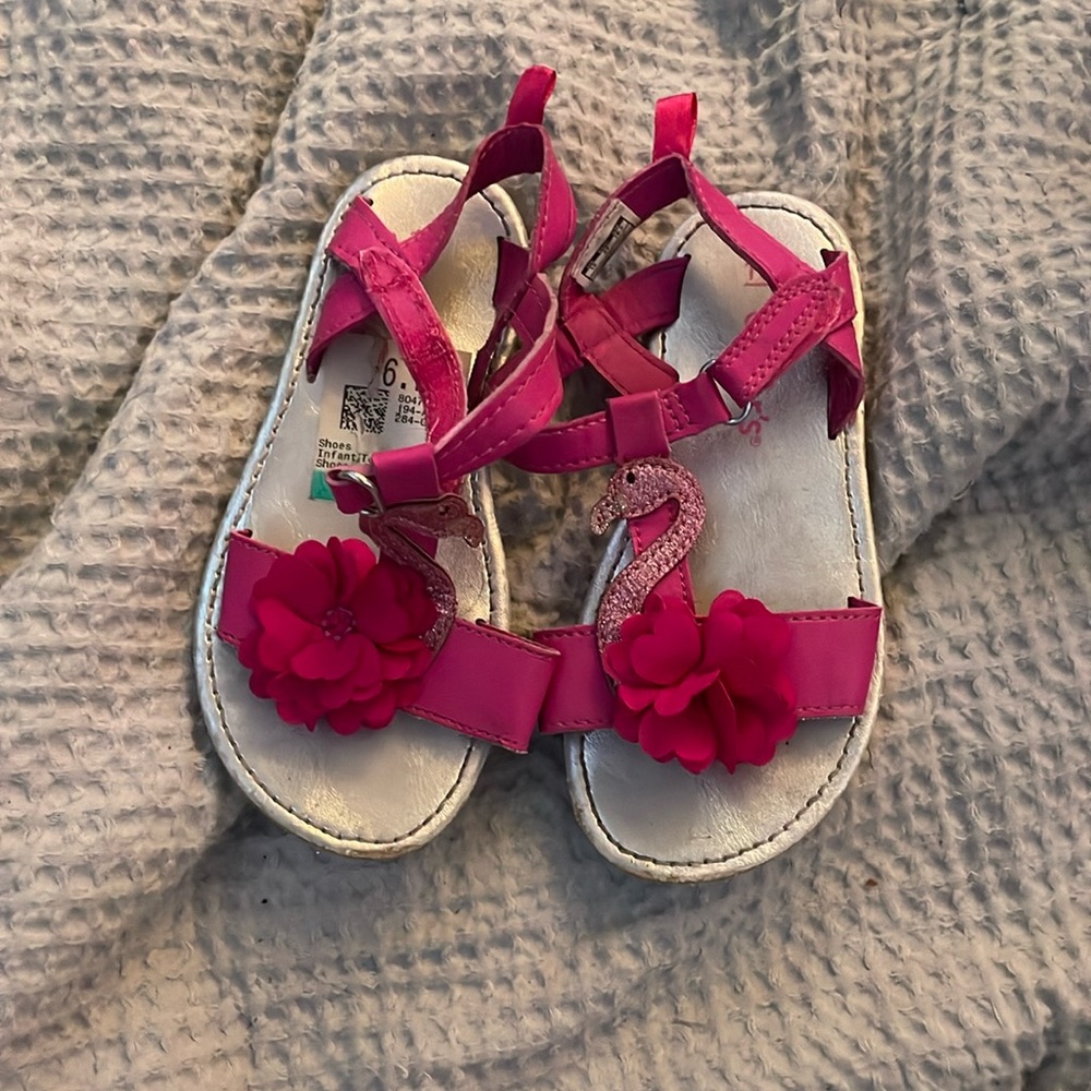 10 carters flamingo sandals